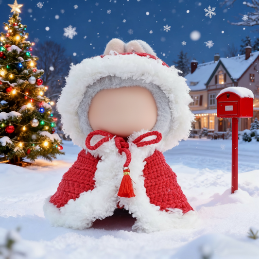 Yes.sister Handmade Crochet Labubu Doll Clothes - Snowy Story Series