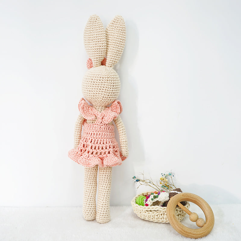 Elegant Bunny Mom & Daughter Set
