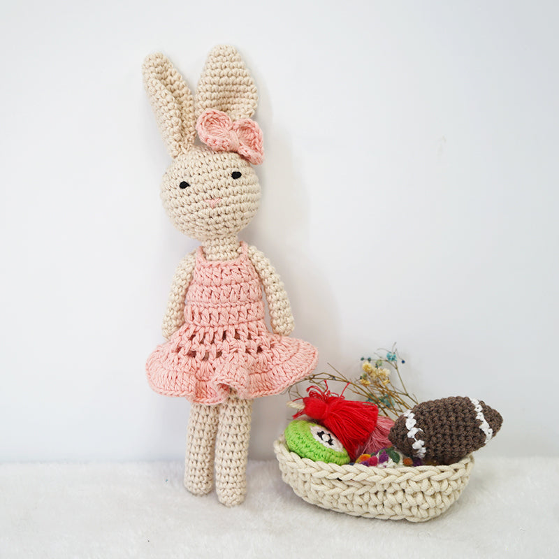 Elegant Bunny Mom & Daughter Set