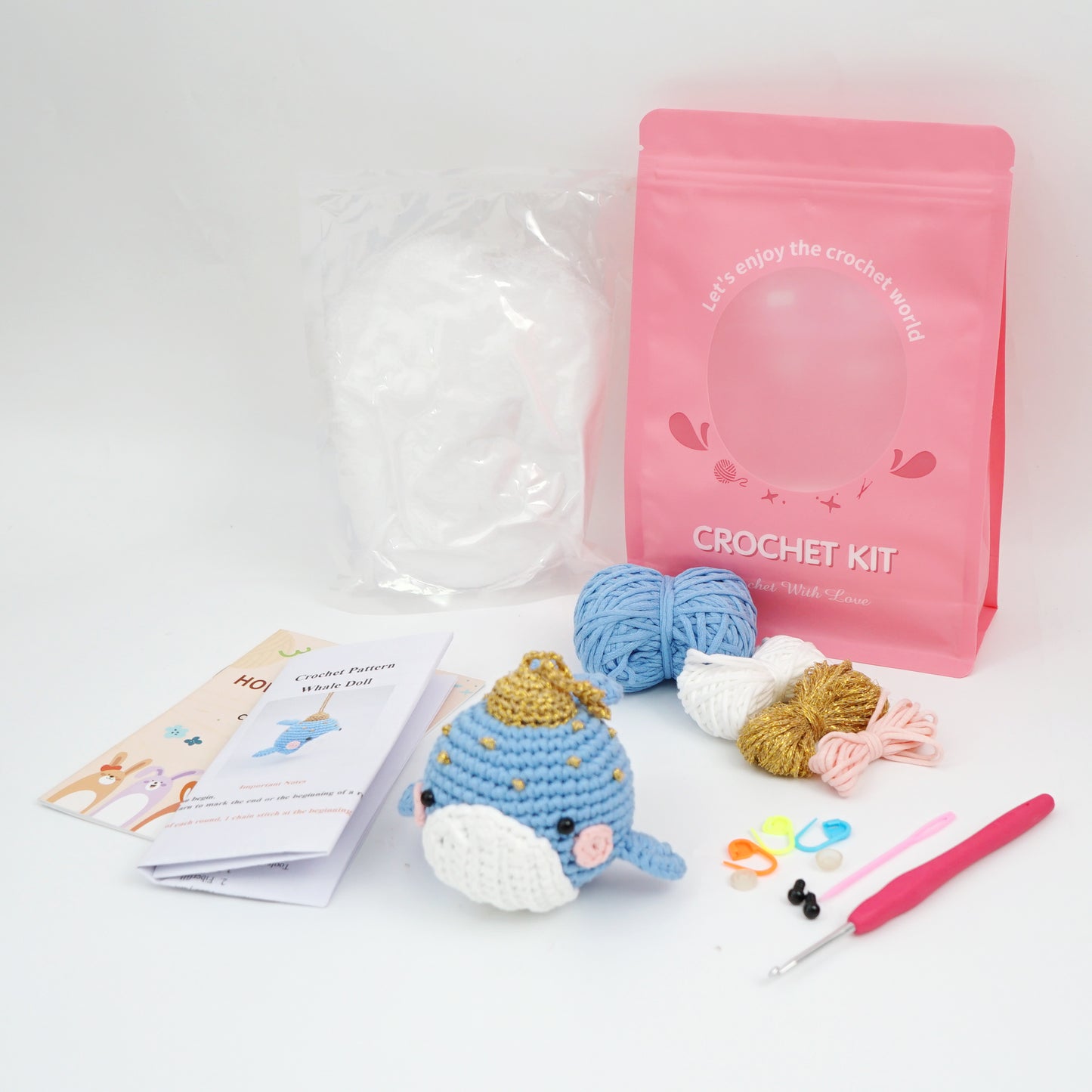 Animal Friends Series - Light Blue Whale