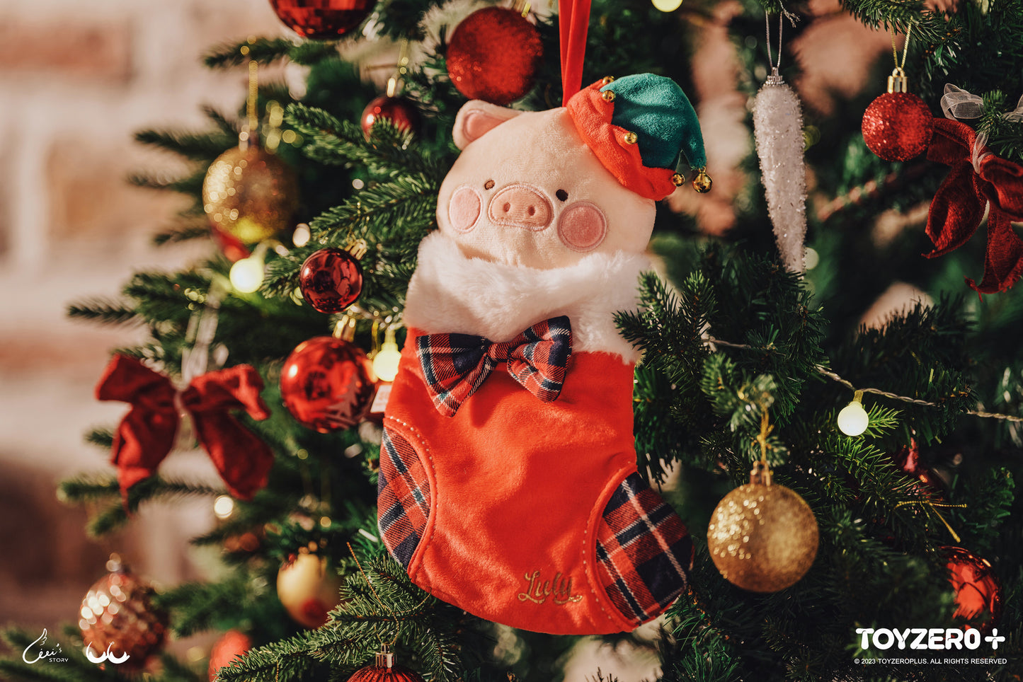 LuLu the Piggy X'Mas - Christmas Sock