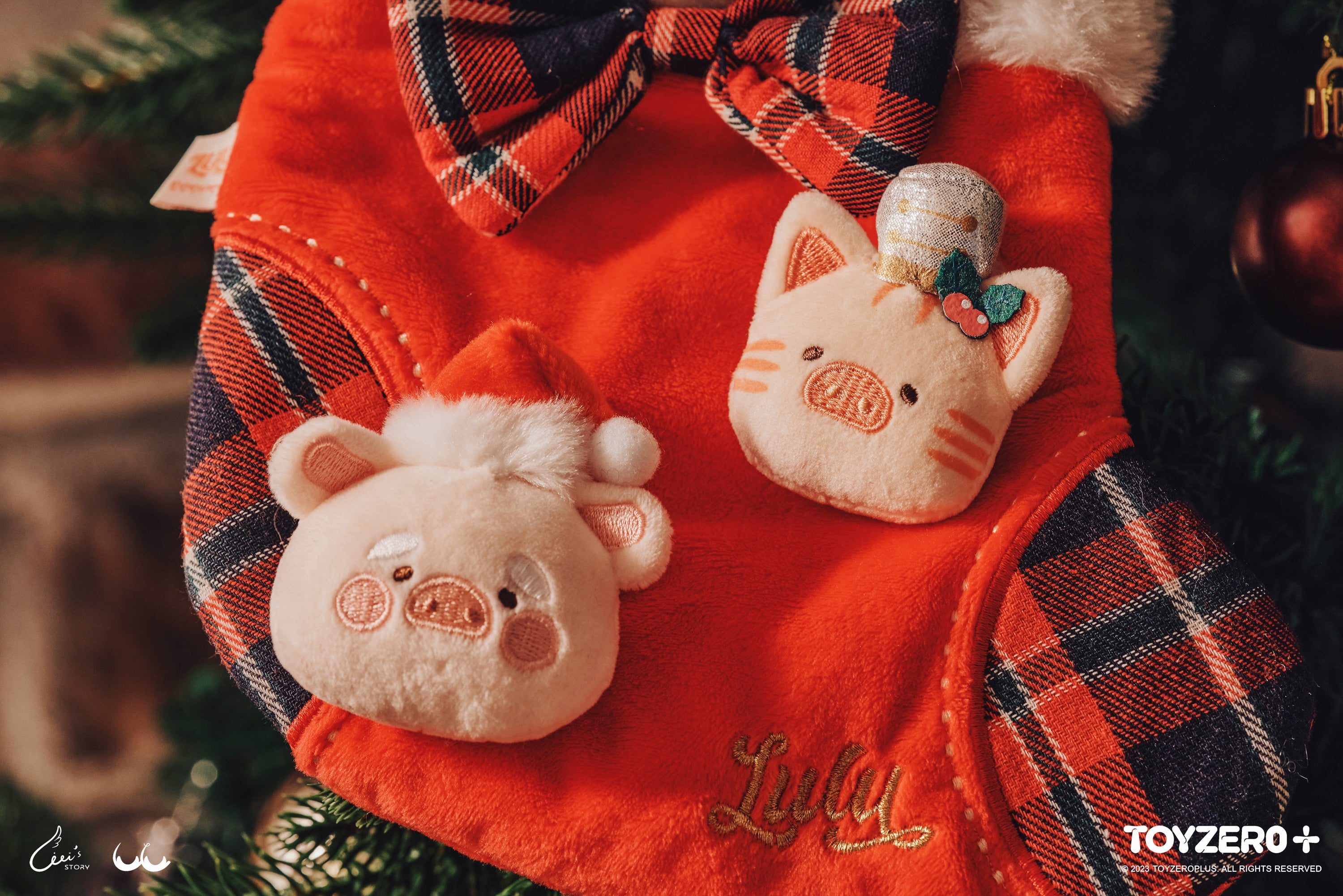 Lulu on the bridgeX'masセット°˖✧４＋６ LuLu the Piggy X'Mas - Christmas Sock – NEXTT JOY